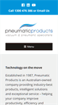 Mobile Screenshot of pneumatics.com.au